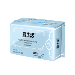 DAD002 ILIFE Liner Far Infrared Negative Ion Nano Silver Magnetic Sanitary Napkin 爱生活卫生护垫 155MM (30PCS)